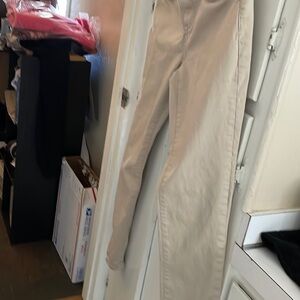 Capri jeans tan.  Very good condition